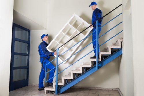 House movers preparing for a residential move in Croydon