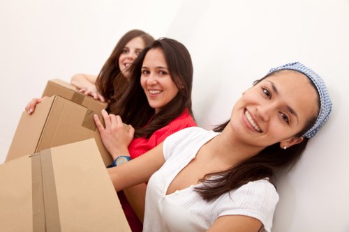 Packing and loading household items for a Croydon home relocation
