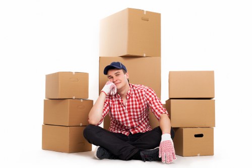 Household items being loaded for removal services in Croydon